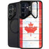 Canada Flag Light Wood Galaxy S24 Plus Kickstand Case